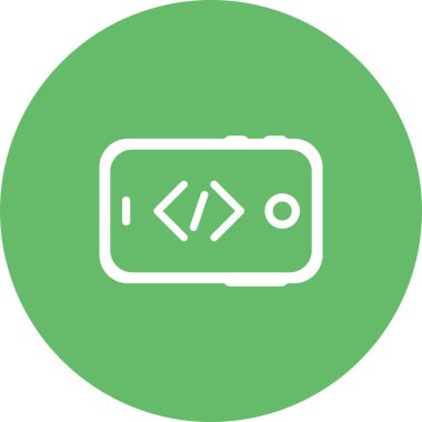 Tablet bilgisayar satırı simgesinin vektör çizimi. 