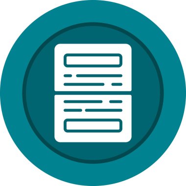 belge web simgesi, vektör illüstrasyonu