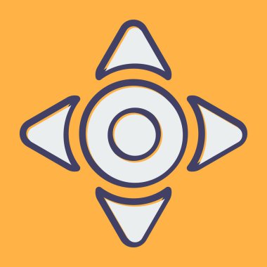 Web simgesini basit illüstrasyonla kaydır