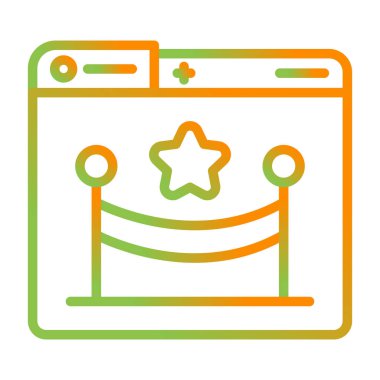 Olay Web simgesi, basit illüstrasyon