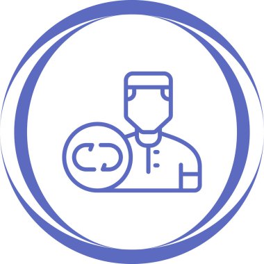 user icon, vector illustration simple design