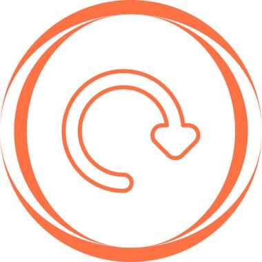 Sembolü çevir. Web simgesi basit tasarım