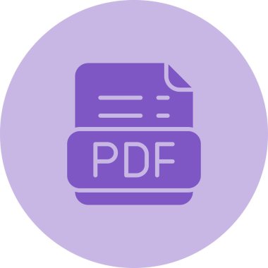 pdf dosya biçimi vektör illüstrasyonuName