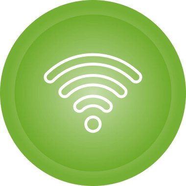 wifi sinyal ağ simgesi, vektör illüstrasyonu 