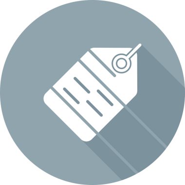 Etiket. Web simgesi basit illüstrasyon