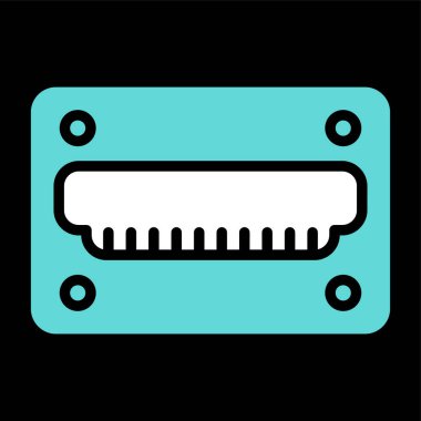 hdmi simgesi, web tasarımı için resimleme