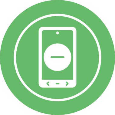 Simge işaret vektörü illüstrasyonunu sil 