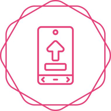 Web simge vektör çizim upload