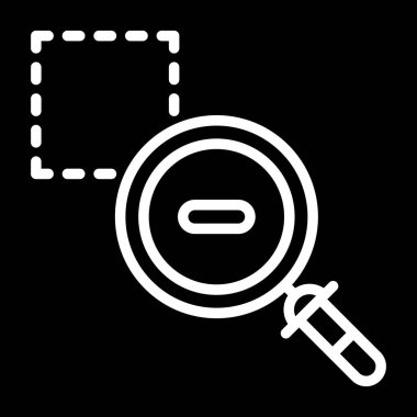 Köşedeki simgenin vektör illüstrasyonu