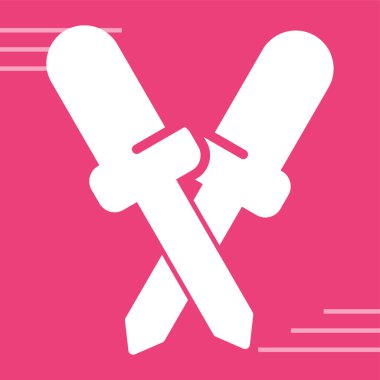 Araç Simgesi, Beyaz Arkaplan Vektör İllüstrasyonu 