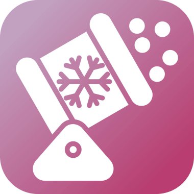 Kar Makinesi ikon vektör çizimi 