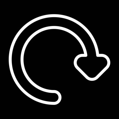 Sembolü çevir. Web simgesi basit tasarım