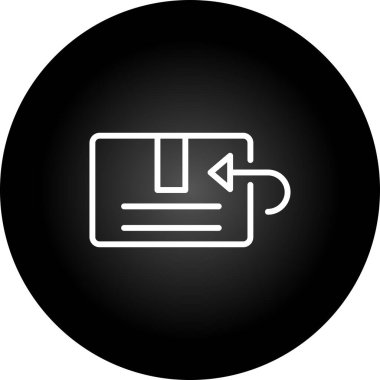 Ürün geri çağırma simgesi vektör illüstrasyonu 