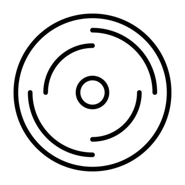 Disk modern simgesinin vektör illüstrasyonu