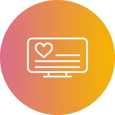 Bir rapor simgesinin vektör illüstrasyonu