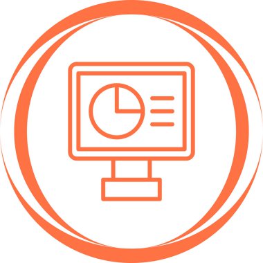 Web simgesi, vektör illüstrasyonu izleniyor