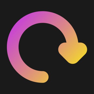 Sembolü çevir. Web simgesi basit tasarım