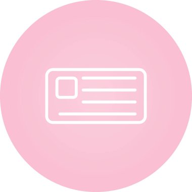 Bir harf simgesinin vektör illüstrasyonu 