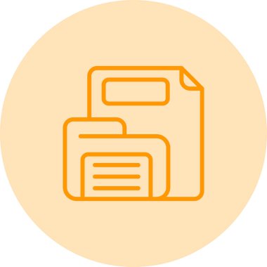 dizin simgesi, vektör illüstrasyonu basit tasarım