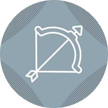 Yay ve ok simge vektör çizim 