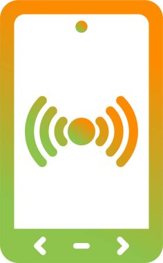 Sıcak nokta simgesi, basit vektör illüstrasyonu