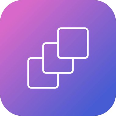 Katman simgesinin web illüstrasyonu