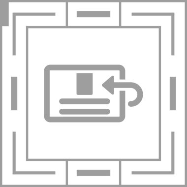 Ürün geri çağırma simgesi vektör illüstrasyonu 