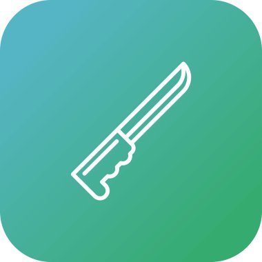 bıçak ağ ikonu vektör illüstrasyonu 