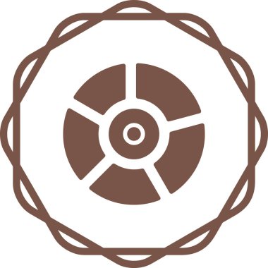 Pie Chart Simgesi modaya uygun düz stil. Web sitenizin tasarımı için grafik sembolü, logo, uygulama, UI. Vektör illüstrasyonu