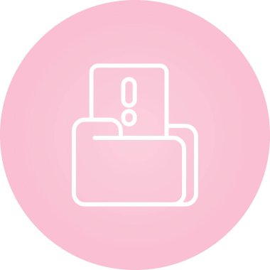 Çöp posta web simgesi vektör illüstrasyonu