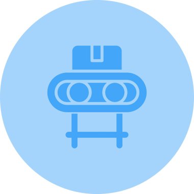 Taşıyıcı Şerit simgesi, vektör illüstrasyonu 