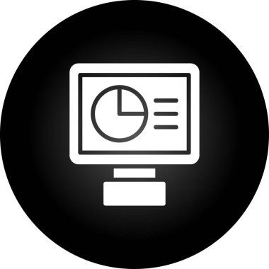 Web simgesi, vektör illüstrasyonu izleniyor