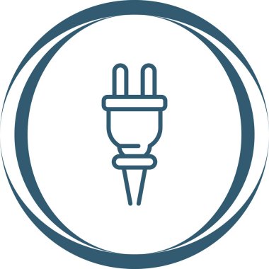 elektrik dolgu simgesi web basit illüstrasyon