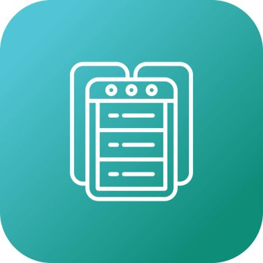 Alan Adı Aktarım web simgesi vektör illüstrasyonu