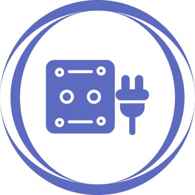 Fiş. Web simgesi basit illüstrasyon