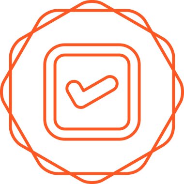 işaret simgesini işaretle, vektör illüstrasyonu 