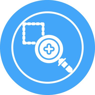 Köşedeki simgenin vektör illüstrasyonu