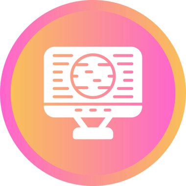 Ayrı arkaplanda büyüteç ya da araştırma simgesi, düz vektör grafiği