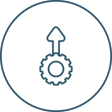 Performans Geliştirme Modern simgesinin vektör çizimi