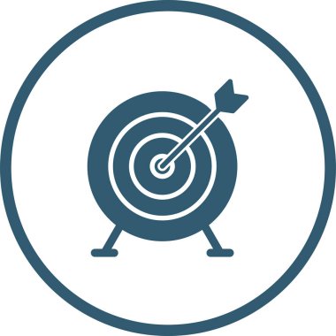 hedef ağ simgesi, vektör illüstrasyonu