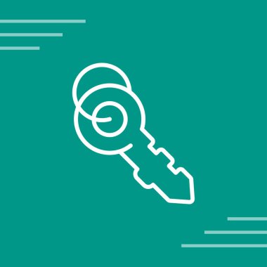 anahtar web simge vektör çizim