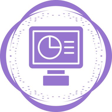 Web simgesi, vektör illüstrasyonu izleniyor