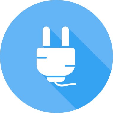 elektrik dolgu simgesi web basit illüstrasyon