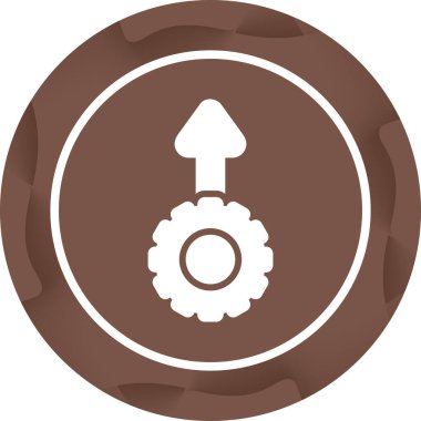 Performans Geliştirme Modern simgesinin vektör çizimi