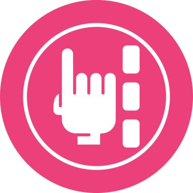 Seçim web simgesi vektör illüstrasyonuName