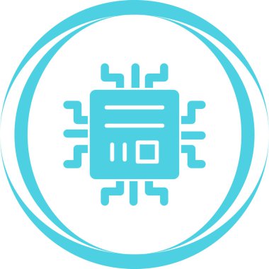 Mikroçip vektör resimleme tasarımı