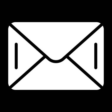 e- posta iletisi simgesi, vektör illüstrasyonu 