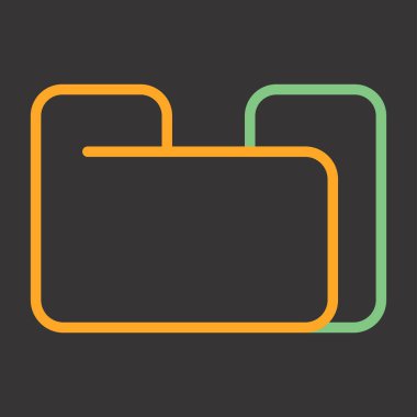 dizin simgesi, vektör illüstrasyonu basit tasarım