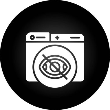 Özel. Web simgesi basit illüstrasyon