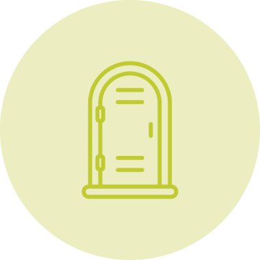 Acil tuvalet. Web simgesi basit illüstrasyon